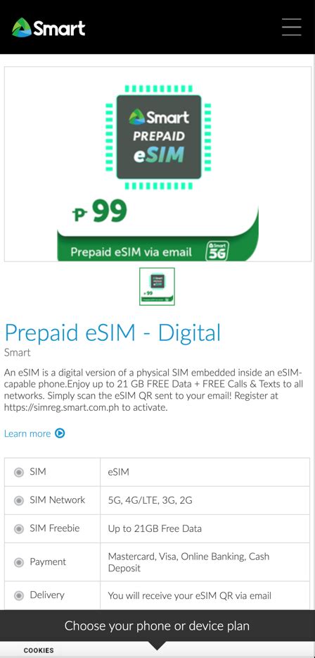 How to Buy a Smart Prepaid or Postpaid eSIM – Smart Help.
